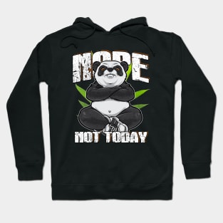 Nope Not Today Angry & Lazy Panda Hoodie